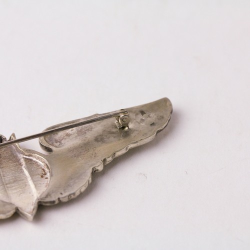 Alas de bombardero vintage de plata esterlina de la Segunda Guerra Mundial de la Fuerza Aérea de EE. UU. - Imagen 5 de 5