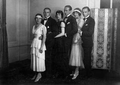 Alexander Sascha von Meyser during a dancing contest in Bad Nau- 1920 Old Photo