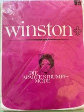 Stupende Calze Tedesche Vintage x Reggicalze Winston 10 Den. Mis.9e1/2 Col.Beige