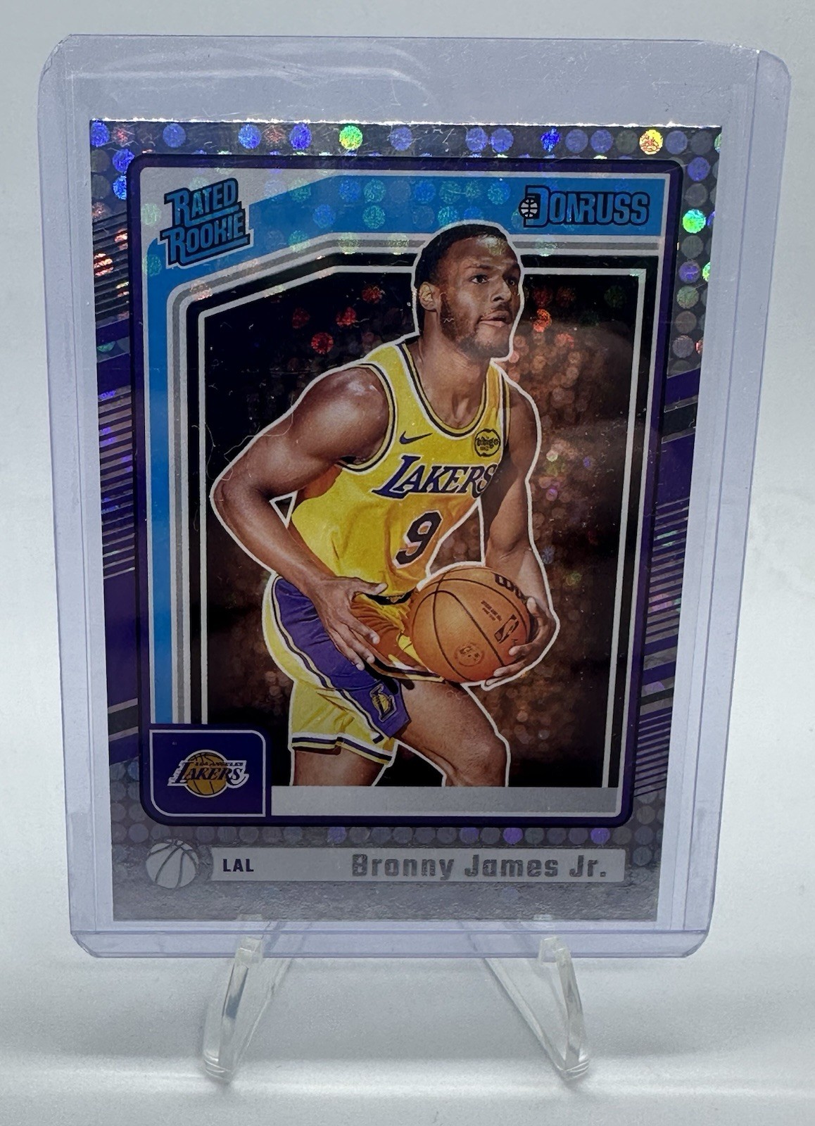 2024-25 Panini Donruss - Rated Rookie Bronny James #243 Disco (RC)