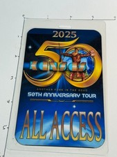 KANSAS 50th Ann. 2025 Backstage Pass / Laminate & Lanyard
