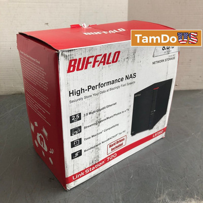 Buffalo LinkStation 720 8TB 2 Bay NAS Private Cloud Network Storage LS720D0802