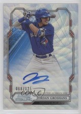 2019 Bowman Sterling Prospect Wave Refractor 68/125 Jordan Groshans Auto ry5
