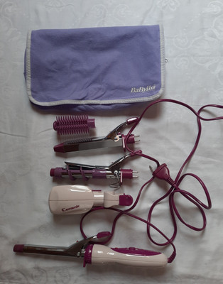 BaByliss Lockenstab Set mit 4 Aufsatz Guter Zustand