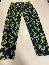 UNDER ARMOUR HeatGear Armour Compression Leggings Bl/Grn Camo Size YLG FREE SHIP