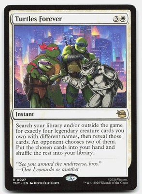 Turtles Forever 27 TMT Magic: The Gathering R NM