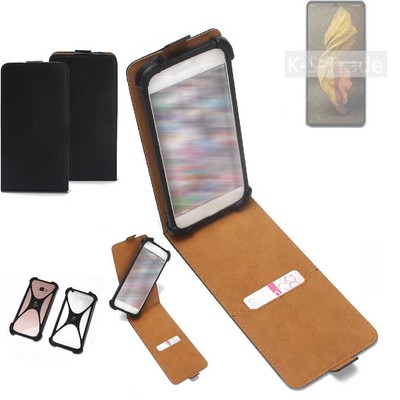 Schutz Hülle Flipstyle Case für Sharp Aquos R7 360° Kameraschutz Cover schwar