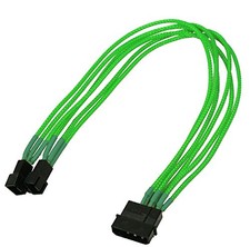 Kabel Nanoxia 4-Pin auf 2 x 3-Pin, Single, 30 cm, NUOVO