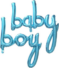 Baby Boy Balloon Light Blue for Baby Shower Decorations and Supplies, Boy Gender