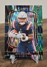 2025 PANINI SELECT PREMIER KYLE WILLIAMS ROOKIE RC BLACK & GREEN SHOCK PRIZM
