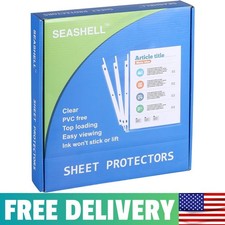 250 Economy Sheet Protectors 8.5 X 11, Clear Plastic Page Protectors For 3 Ring