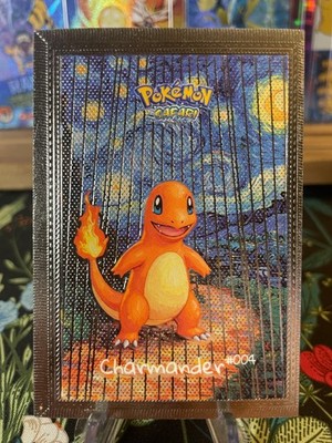  NEW Charmander 4 Silver Holo Safari 2.0 Box Hit Non-TCG  Textured Pokemon 