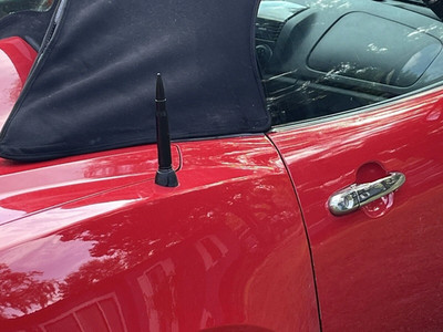 Bullet Style 0.5 Cal Black Antenna Mast Rod Radio AM/FM for Saturn Sky 2007-2010