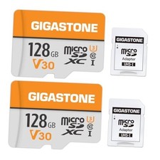 128GB Micro SD Card 2-Pack, A1 V30 4K Video 128GB Full HD V30 2-Pack