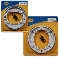 FRONT&REAR BRAKE SHOES +Springs fit YAMAHA AT1 AT2 AT3 CT1 100 CT2 CT3 1969-1973