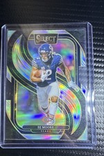 2024 Panini Select - Premier Level D.J. Moore #151 Silver Prizm Die-Cut
