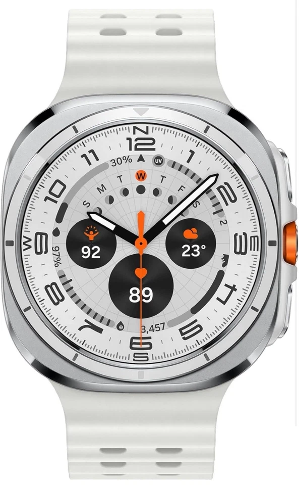 Samsung Galaxy Watch Ultra AI Smart Watch, Titanium White, 47mm   - Image 2 of 4