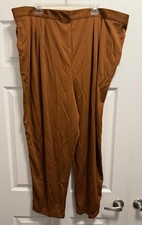 Vintage Roaman  s Rust Brown Pull-On Pants J8