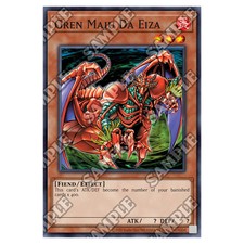 YuGiOh Invasion of Chaos 25th Anniversary Reprint Gren Maju Da Eiza (Common) ...