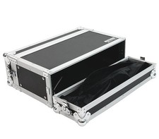 3 SPACE 10" DEEP UNIVERSAL ATA 19" RACK MOUNT EFFECTS FLIGHT ROAD CASE
