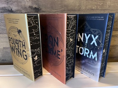 Fourth Wing /Iron Flame /Onyx Storm ️ 1st Printing Waterstones Exclusive No.6