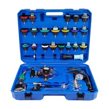 42 Pcs Universal Radiator Pressure Tester Kit Coolant Vacuum Refill Kit System