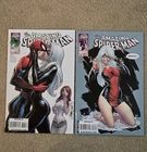Amazing Spiderman 606 607 Campbell Black Cat Marvel Comics 2009 🔑 NM See Pics!