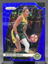 2024 Panini Prizm WNBA #109 Mercedes Russell Blue Velocity Prizms