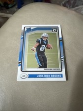 Jonathon Brooks 2024 Donruss Optic Rookie #258 Carolina Panthers Rookie