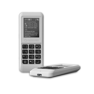 iodd MINI Pro External SSD/USB-C/Bootable Virtual ODD&HDD / AES256 Encryption...