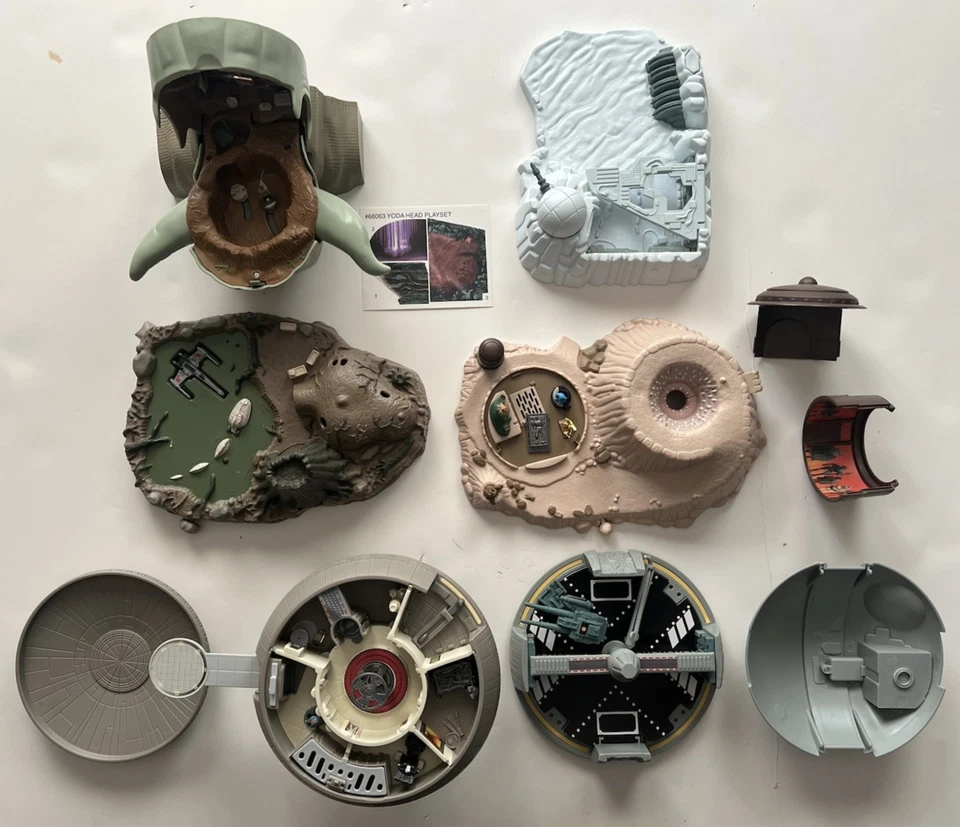 STAR WARS GALAXY SQUADRON MICRO MÁQUINAS LOTE SUELTO JUEGOS VEHÍCULOS 100 FIGURAS Foto 2 de 4