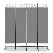 4 Panel Folding Room Divider Freestanding Wall Privacy Screen Protector UK