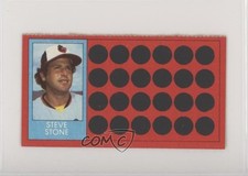 1981 Topps Baseball Scratch-Off Separated Steve Stone (Baseball Hat Offer!) 2f4