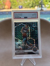 2020 Panini Mosaic LAMELO BALL Rookie GENESIS Prizm #202 PSA 10 GEM Mint