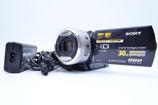   EXC 5  Sony HDR-SR1 Black HD Camcorder NightShot 30GB HDD w/AC Adapter Japan