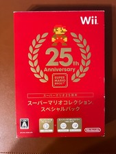 Super Mario Bros 25th Anniversary Special Pack Wii Complete Box Set Japan