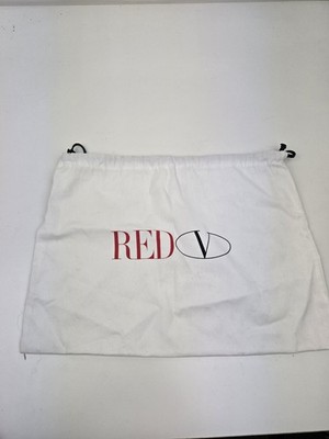 Red Valentino White Logo Dustbag 29 cm x 41 cm Authentic 