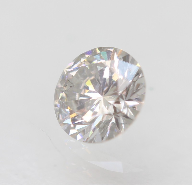 0.12 Carat Fancy Gray VVS1 Round Brilliant Natural EARTH MINED Diamond 3.2mm