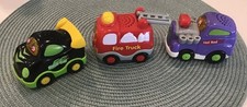 VTech Go Go, Fire Truck, Hot Rod,  Race Car, Lights  Works