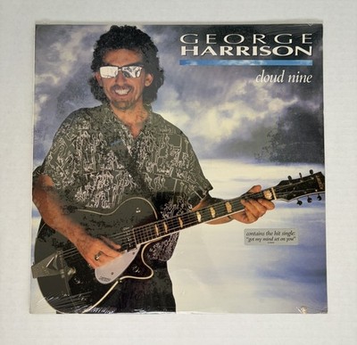 e HARRISON★Cloud Nine UK Dark Horse George Harrison - Cloud Nine LP Vinyl 1987 Dark Horse Records