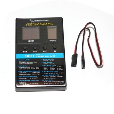 F18069 Hobbywing RC Car Program Card LED Program Box PC2C