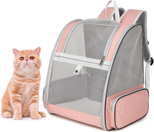 Trasportino Zaino Porta Cane Gatto 10kg Viaggio, Borsa Trasporto Grande