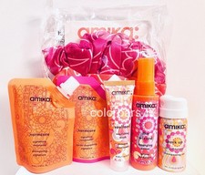 Amika Mini Set Normcore Shampoo Conditioner, Soulfood Mask, The Wizard Perk Up