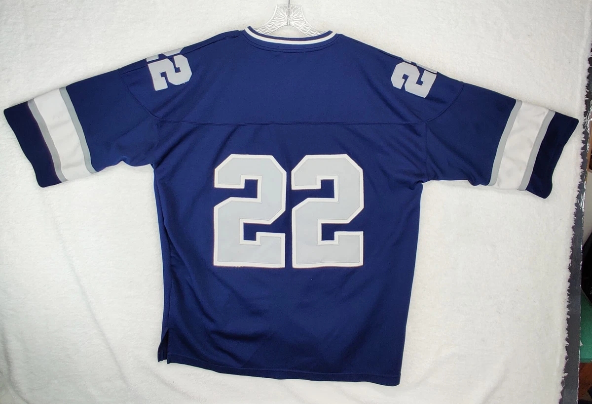 Emmitt Smith 22 NFL Dallas Cowboys 1989 Throwback Jersey Size Large 2882