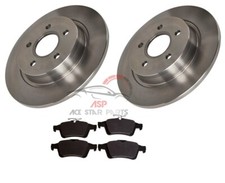 FITS VOLVO C30 1.6 R-DESIGN SPORT DRIVE 2006-2012 REAR 2 BRAKE DISCS & PADS SET