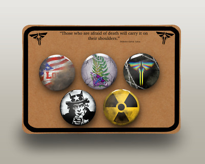 The Last of Us Pin Badges | Joel and Ellie | Ellies Backpack | Netflix | Game TV