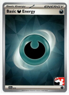 Play! Pokemon Prize Pack 6 Dark Basic Energy SVE015