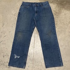 Carhartt Jeans Men's 38x31 Holter Relaxed Fit Front Distressed 101483-968