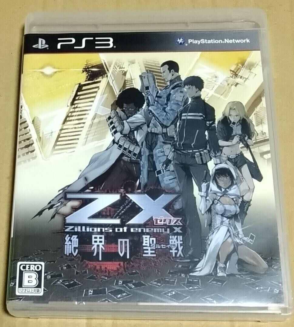 USED PS3 Z/X Zillions of Enemy X Zekkai no Crusade JAPAN USED PS3 Z/X Zillions of Enemy X Zekkai no Crusade JAPAN