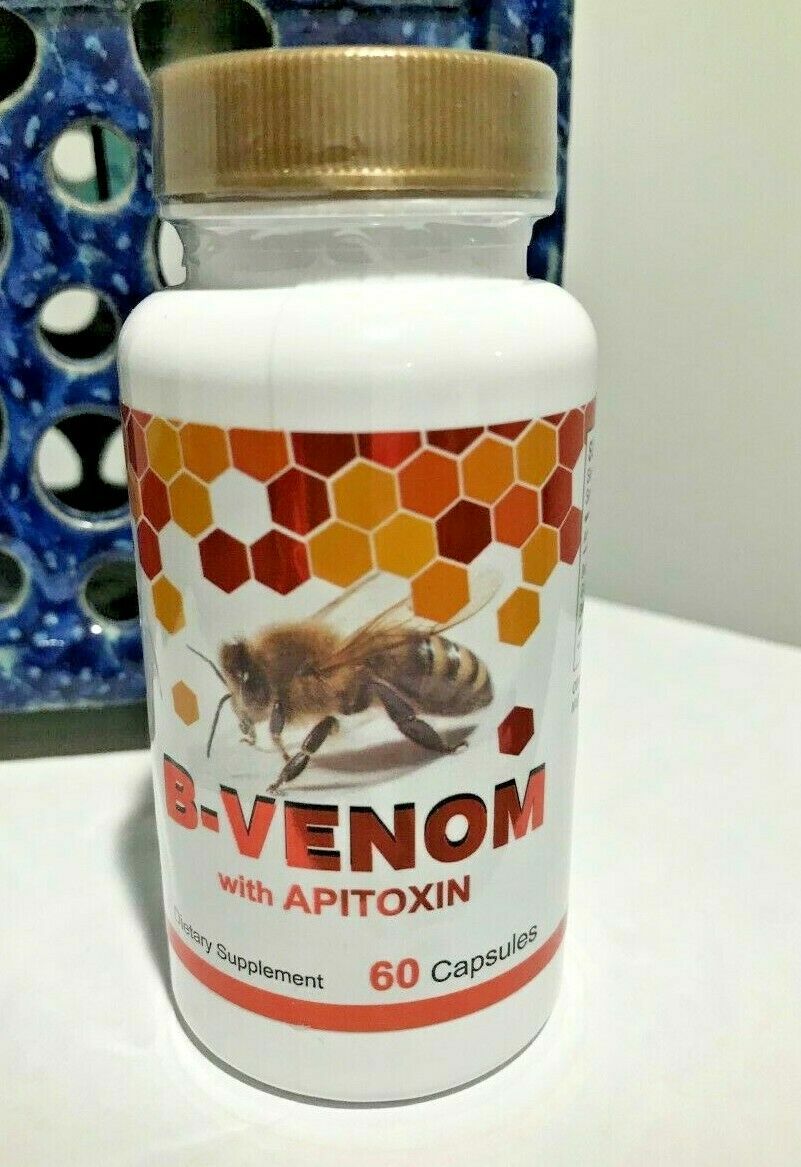B - VENOM with Apitoxin Bee Venom veneno abeja capsulas dolor